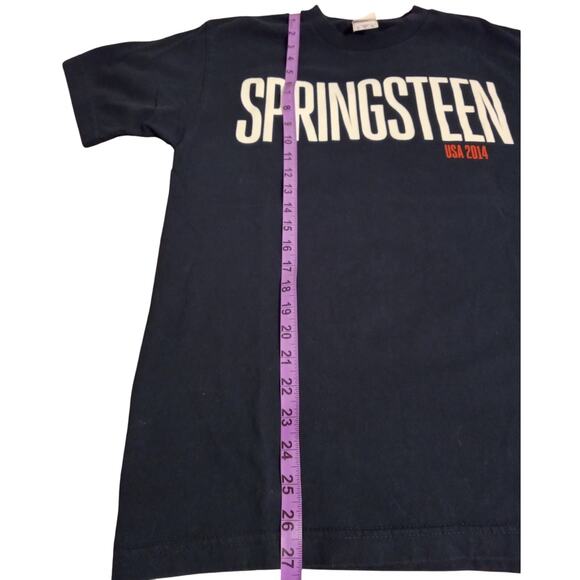 Bruce Springsteen & The E Street Band USA 2014 Official Tour T-shirt Murina SZ M - Picture 5 of 6